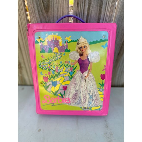 Mattel Toys Vintage 989 Mattel Barbie Doll Carrying Case Pink With